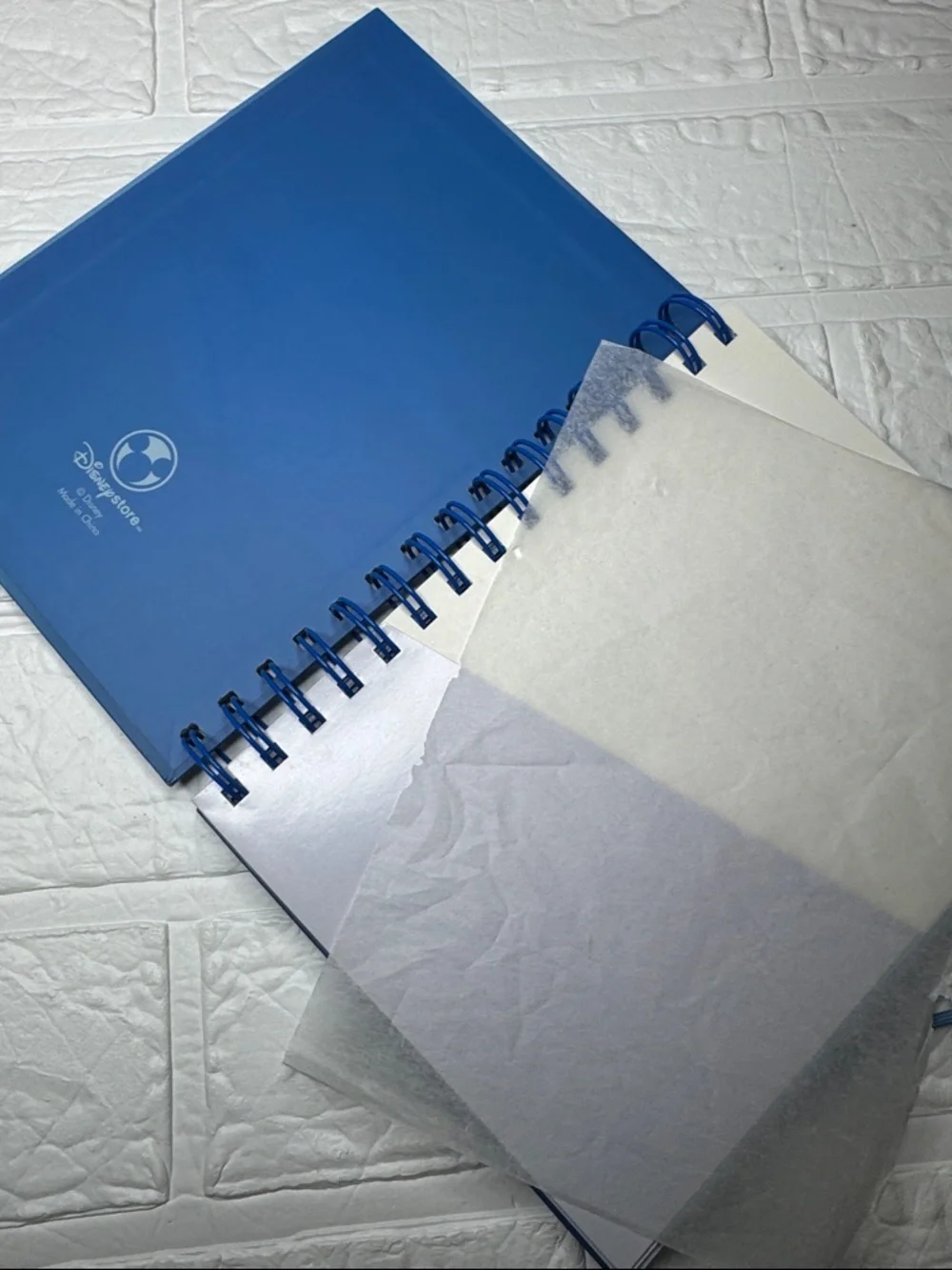 Disney Blue Spiral Notebook Journal